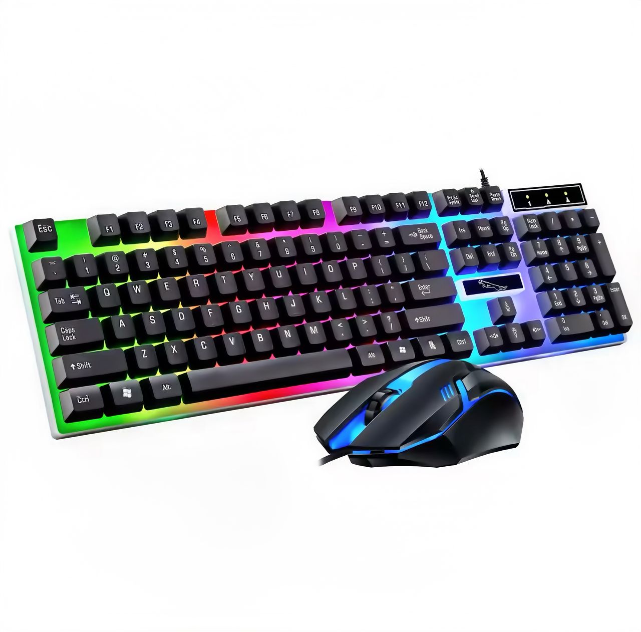 Pack Gamer RGB – Clavier mécanique + Souris rétroéclairée