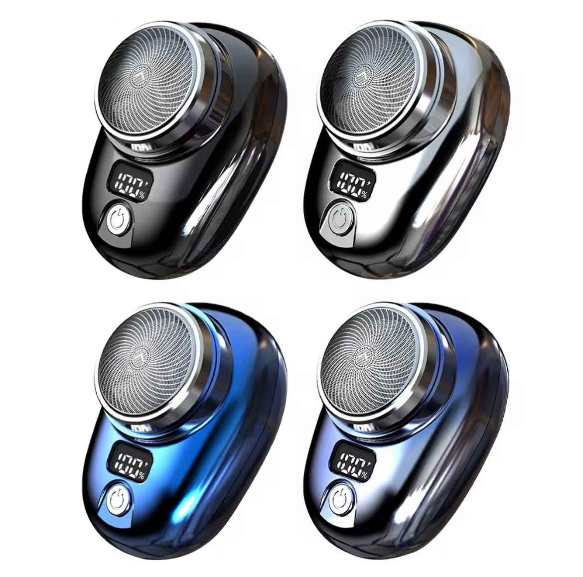 🚀 Rasoir Électrique Intelligent – Tête Rotative Ultra-Précise avec Écran LED