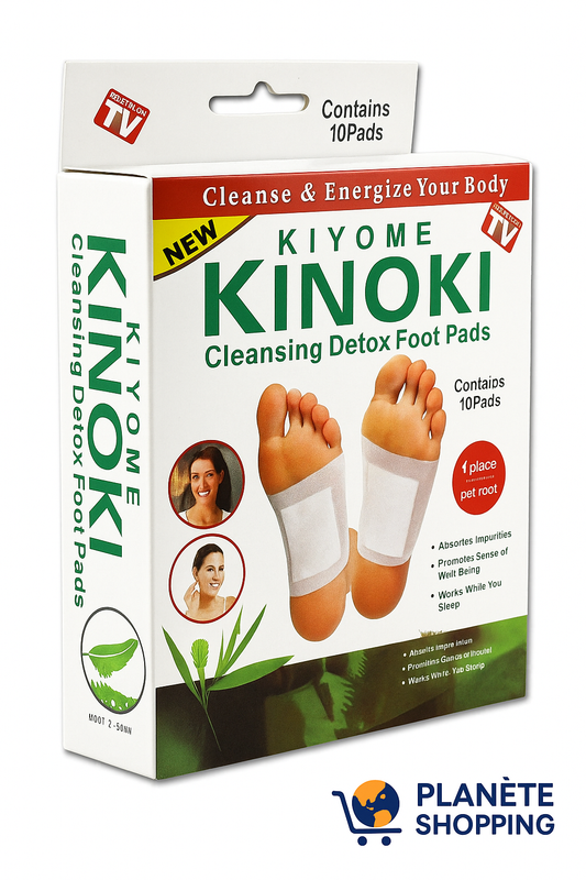Patchs Détox Kinoki – Éliminez les toxines pendant votre sommeil