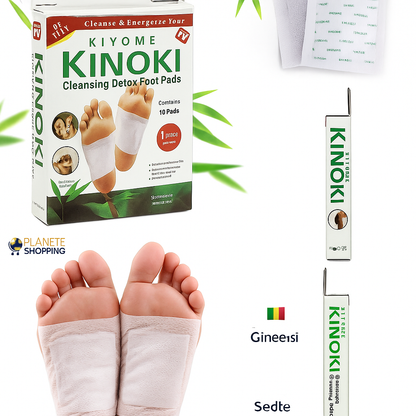 Patchs Détox Kinoki – Éliminez les toxines pendant votre sommeil