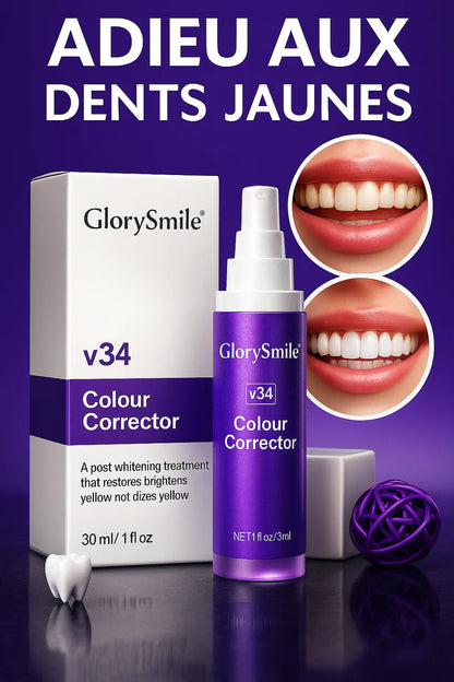 ✨ Adieu aux Dents Jaunes avec le Correcteur de Couleur GlorySmile v3