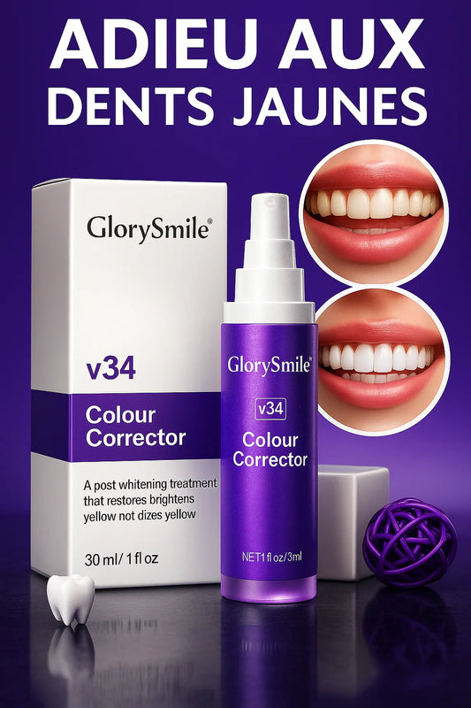 ✨ Adieu aux Dents Jaunes avec le Correcteur de Couleur GlorySmile v3