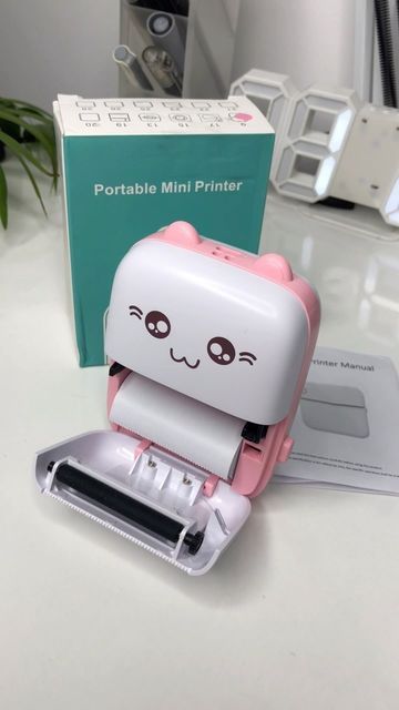 Mini Imprimante Thermique Kawaii – Sans Encre & Ultra Pratique